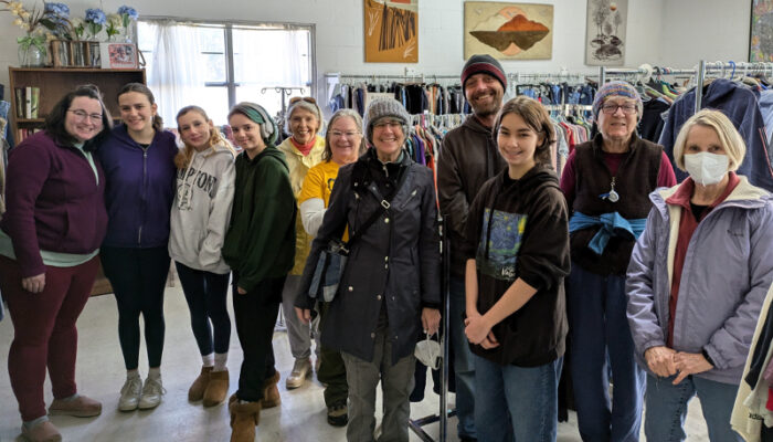 Volunteers working at Grace Marketplace